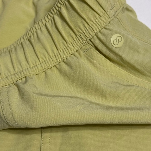 CALIA by Carrie Underwood Lime Green/Yellow Athletic Shorts - Picture 3 of 4